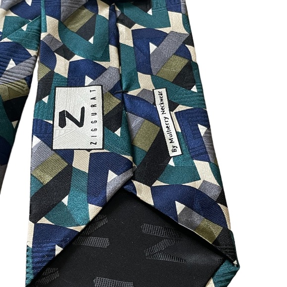 Ziggurat by mulberry neckwear - Picture 2 of 4